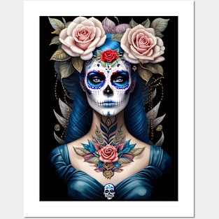 Sugar Skull Art - Colorful Dia de los Muertos Posters and Art